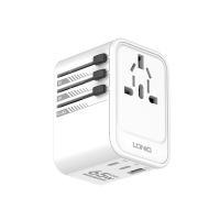[GaN Technologie] LDNIO A6140C 65W 3 Poorts USB PD lader USB A+2USB C QC3.0 PD3.0 2.0 PPS Snellader Muuradapter EU stekk