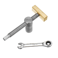 Ganwei 20MM Messing Roestvrij Stalen Houtbewerking Verstelbare Houder met Snelle Klemmende Pen Stop Voor Vastzetten van