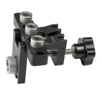 3 In 1 Precisie Jig Dowel Cam Jig Dowelling Jig Master Kit Hout Hole Boor Gids Houtbewerking Positie voor DIY Houtbewerk
