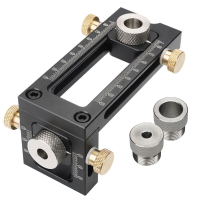 6/8/10/12Mm Gat Punch Locator Plat Schroef Houtbewerking Boor Jig Babybed Crib Schroeven Hardware Boorgeleider voor Bedd