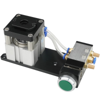 8/15Mm 2 In 1 Kantenaanlijmmachine Met Luchtaandrijving Ponsen Gatgeleider Houtbewerking Randafwerking Leren Gat Punch