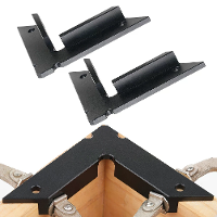 GANWEI 90 graden positioneringsklemmen vierkante rechte hoekklemmen voor dozen / planken / fotolijsten / lades kasten po