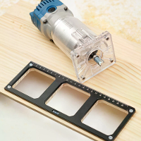 Aluminium schakelinrichting installatie sjabloon 86 type wandcontactdoos montagegids voor houtbewerking geen elektricite