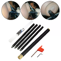 GANWEI Carbide Hout Draaibank Gereedschappen Hout Beitel Diamantvormige Ronde en Vierkante Draaigereedschap Griphandvat