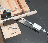 Circle Rod Angle Perforator met verstelbare 30 70mm klem en 0 60 graden ponshoek Lichtgewicht Hoge precisie Duurzaam alu