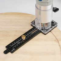 GANWEI Houtbewerkingscirkelsnijmal voor elektrische schaafmachine Houtfreesfreesfreesfreesfreesfrees met maatlathek.