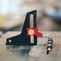 Houtbewerkingshoogtemeter Dieptemeting Gereedschap van Aluminiumlegering voor Freesmachine Zaagbladgetallen Regelbaar
