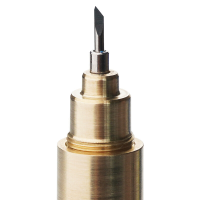 GANWEI Messing Houtbewerking Kraspen Legering Tip Dual purpose Pen Puntenslijper voor Gel Pen Cutter Carve Tool