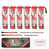 Gaoneng 3.8V 720mAh 100C 1S LiHV batterij met A30 stekker en adapterkabel voor Happymodel Crux3 Emax Tinyhawk S BetaFPV
