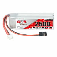 Gaoneng 7.6V 2500mAh 10C 2S LiHV batterij JR stekker voor 1/10 1/8 RC auto