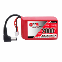 Gaoneng GNB 11.1V 2000mAh 5/10C 3S LiPo Batterij DC5.5 Stekker voor Fatshark DJI FPV Goggles