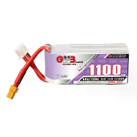 Gaoneng GNB 11.4V 1100mAh 60C 3S LiPo batterij XT30 / XT60 plug voor Darwinfpv FoldApe4 RC FPV racingdrone GOOSKY S2 Max