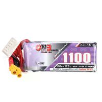Gaoneng GNB 19V 1100mAh 60C 5S HV LiPo batterij XT30/XT60 stekker voor FPV racingdrone