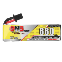 Gaoneng GNB 3.8V 660mAh 90C 1S LiPo batterij GNB27 stekker voor 75 mm 85 mm Whoop