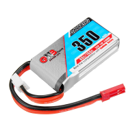 Gaoneng Gnb 7.4V 350mah 80c 2s Lipo Battery Jst Plug