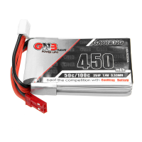 Gaoneng Gnb 7.4V 450mah 50c 2s Lipo Battery Jst Plug