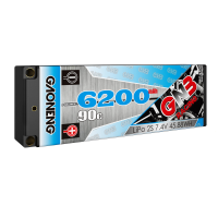 Gaoneng GNB 7.4V 6200mAh 90C 2S Lipo batterij T / TRX / XT60 stekker voor RC auto