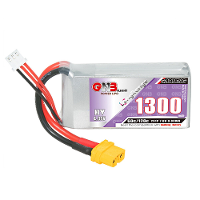 Gaoneng GNB 7.6V 1300mAh 60C 2S LiPo Batterij XT30 / XT60 stekker voor RC drone