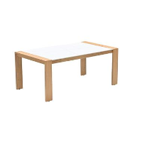 Austin tafel   180x100 cm   light teak look   Centostone milano beige