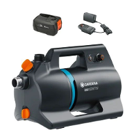 GARDENA Accu Besproeiingspomp 3000 Silent 18V P4A Gebruiksklare set incl. Accu en oplader