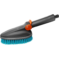 GARDENA Cleansystem handborstel M Hard, met slangaansluiting wasborstel