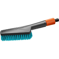GARDENA Cleansystem handborstel S Hard, met slangaansluiting wasborstel