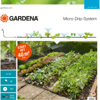 GARDENA MDS Startset voor bloembedden en moestuinen druppelsysteem 13015 20