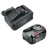 GARDENA Startkit P4A QC AL18V 44 + 1x 4,0 Ah snellader en accu set