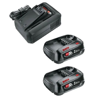 GARDENA Startkit P4A QC AL18V 44 + 2x 2,5 Ah snellader en accu's set