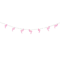 Lampen koord   flamingo LED   10 lampjes   zonne energie
