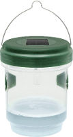 Gardigo Solar Insektenfalle Wespenval Lokstof, LED lamp (Ø x h) 93 mm x 117 mm Groen 1 stuk(s)