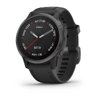 Fēnix 6S Sapphire   Carbon grey DLC met zwarte pol