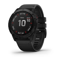 Fēnix 6X Pro   Zwart met zwarte polsband