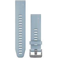 Garmin QuickFit 20 horlogebandje   Zeeschuimblauw silicone