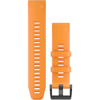 QuickFit 22 horlogebandje   Sprankelend oranje sil