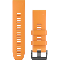 QuickFit 26 horlogebandje   Solar Flare Orange Sil