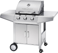 Gasbarbecue Profi Cook Pc Gg1057 Grillwagen Rvs
