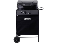 Gasbarbecue Tepro Garten Delton Grillwagen 2 Branders Zwart