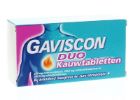 Gaviscon Duo Kauwtabletten 24st