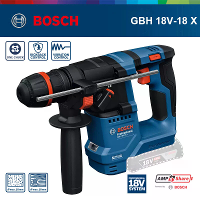 GBH 18V 18 X voor Bosch Draadloze Boorhamer 18V SDS Plus Compact Lichtgewicht Vibratiecontrole Professionele Boorgereeds