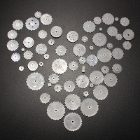 Gear Pack 58 Styles Plastic Gears Module 0.5 Diy Parts