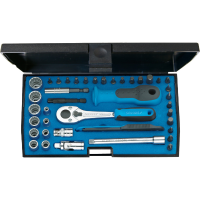 Dopsleutelset 1/4 40 delig