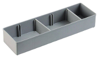 Gedore E 1101 BT Magazijnkast voor kleine onderdelen (l x b x h) 78 x 260 x 63 mm Aantal vakken: 3 Inhoud 1 stuk(s)
