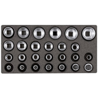 Gedore RED R22150009 3301708 Dopsleutelset Metrisch 1/2 (12,5 mm) 26 delig