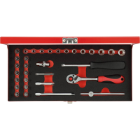 Gedore RED R49014033 3300001 Dopsleutelset Metrisch 1/4