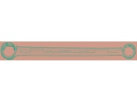 Gedore TX4 E14XE18 6060140 Dubbele ringsleutel 10   11 mm
