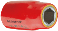 Gedore VDE 19 11 6122780 1/2 (12,5 mm) VDE dopsleutelinzet Geïsoleerd 11 mm 11 mm 1/2 (12,5 mm)