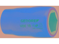 Gedore VDE 19 19 6123320 Zeskant VDE dopsleutelinzet Geïsoleerd 19 mm 1/2 1/2 (12,5 mm)