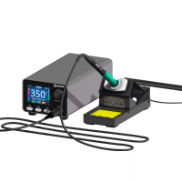 GEEBOON HC24 Industriële soldeerboutstation 400W met kleurcurveweergave Compatibel met 115/210/245/470/T12 Soldeertips v