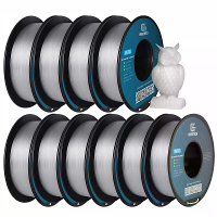 Geeetech PETG 3D printerfilament 1,75 mm 10 kg Transparant Hoge Precisie Clog Vrij Bel Vrij Vacuüm Verpakt Compatibel me